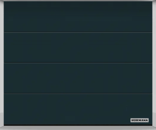 Sekční vrata RenoMatic drážka L slategrain RAL7016.png