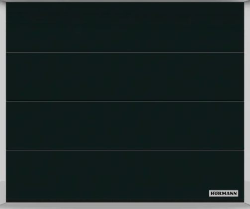 Sekční vrata  Renomatic L Slategrain RAL9005.png